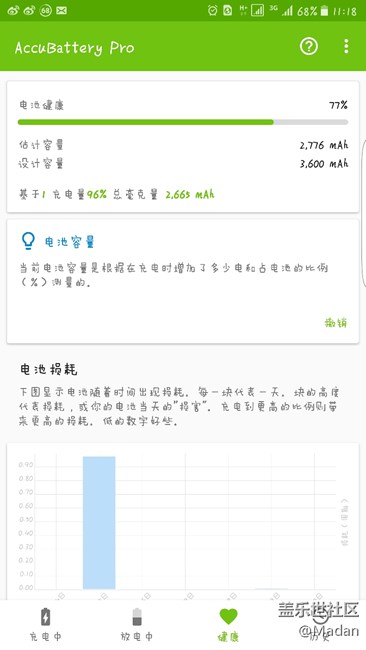 不到一年的机子，这电池损耗真可怕