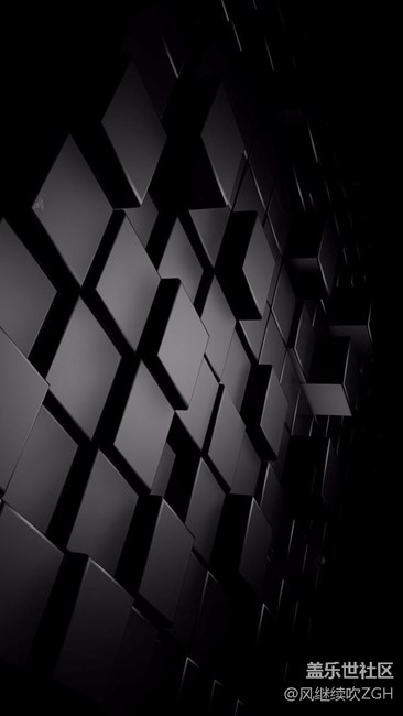 高大尚 模块化 格调黑 壁纸锁屏