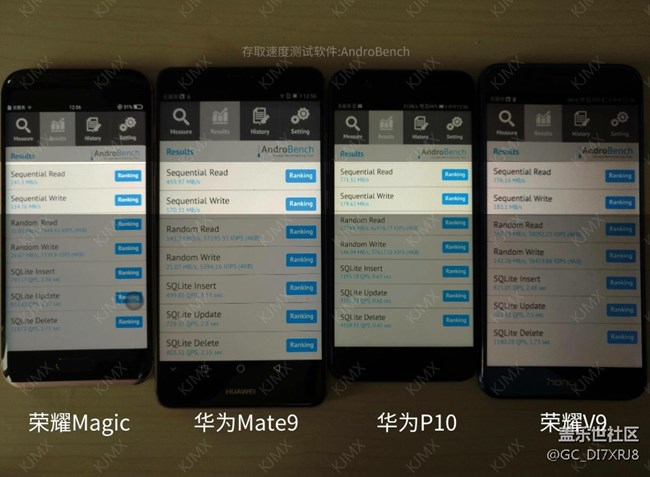 微博都在说华为偷换emmc，大家看看我的ufs速度