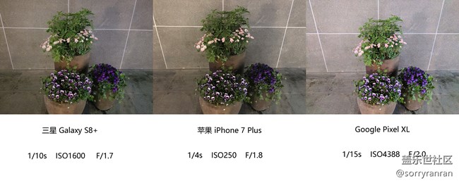 真の登顶！三星S8+|苹果7 Plus|Google Pixel XL拍照对比评测