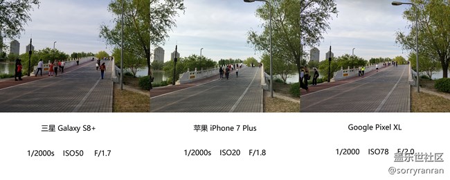 真の登顶！三星S8+|苹果7 Plus|Google Pixel XL拍照对比评测