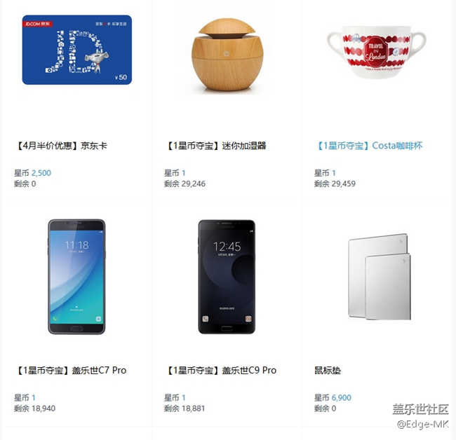 星币商城基本无货啊