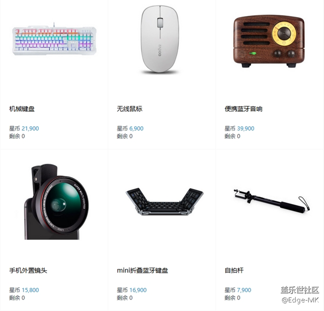 星币商城基本无货啊