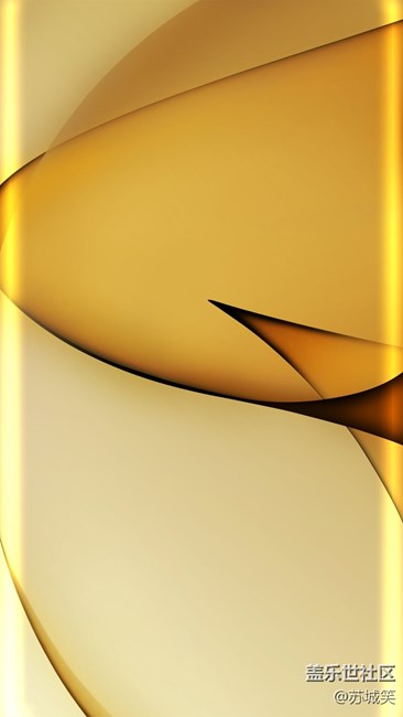 S7E专用曲面壁纸,美到窒息 - 盖乐世社区 - 三星