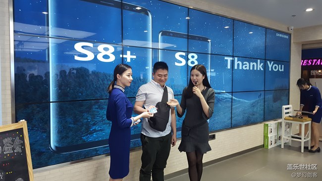 广州星部落抢先体验三星Galaxy S8