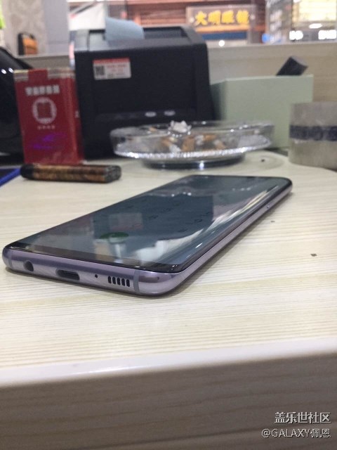 韩版猎户座8895 三星S8 烟晶灰开箱