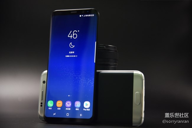 你是我的陪衬！三星S8+和S7 edge在一起，每天都要美美哒