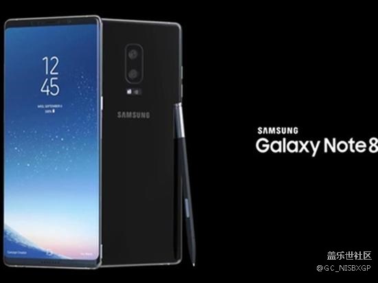 大屏幕很诱人！三星Note8概念渲染图再曝光