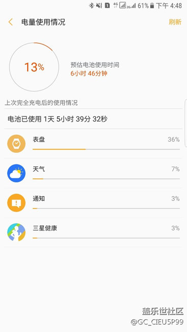 s3耗电量忽然快了很多