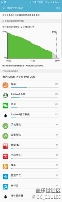 刷回6.0 PL3第3天的续航，7.0真心费电。
