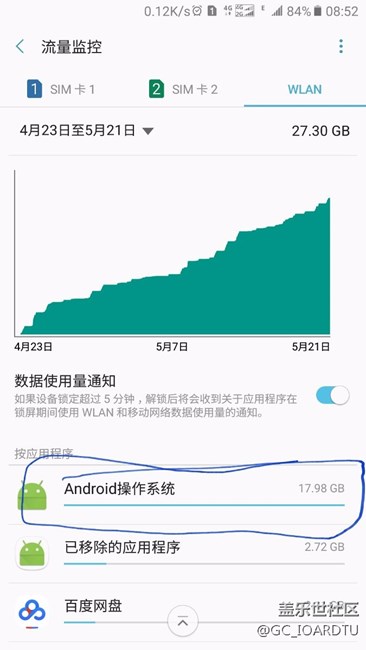这个安卓系统每天晚上睡觉跑800M流量是怎么回事？