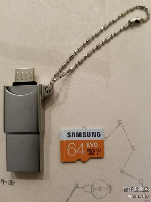 S8+：礼包里的U盘实际是64G的Micro卡+OTG卡托，提示写保护
