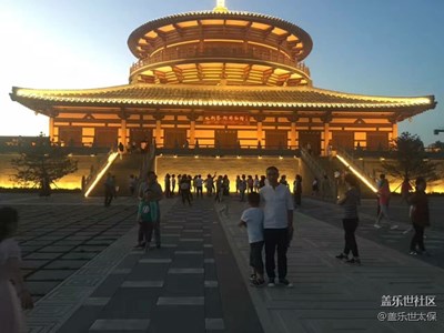 明堂公园夜景