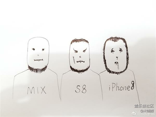 三款全面屏手机的区别。