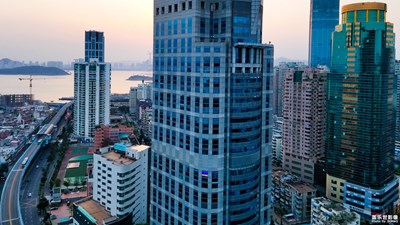 「盖乐世S8摄影」爬厦门各个高楼拍摄作品《城市蓝》