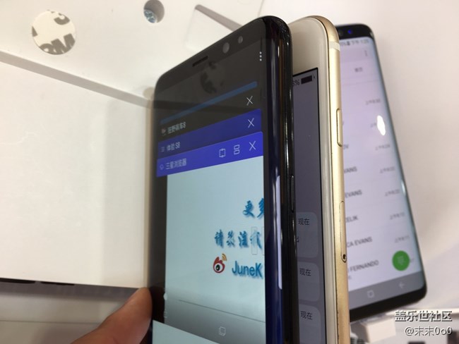 三星盖乐世S8/S8+简单对比iPhone 7 Plus