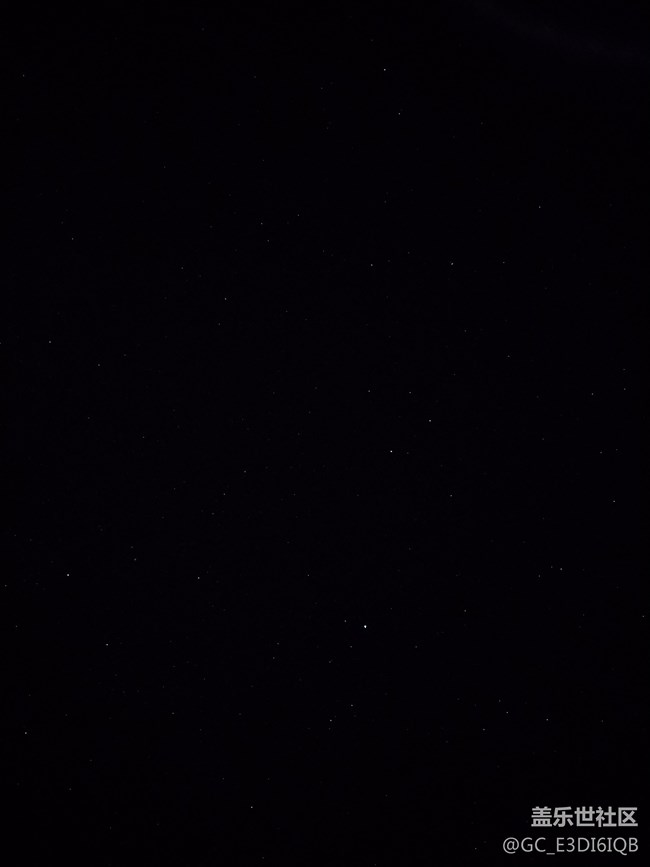 刚拍的几张星空