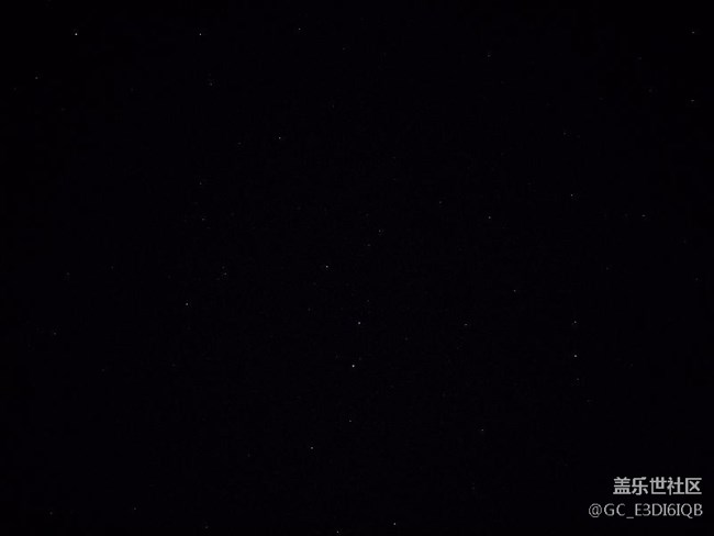 刚拍的几张星空