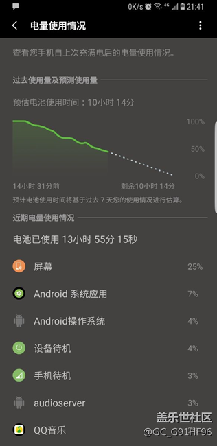 更新完下方虚拟按键隐藏后 耗电增加了两倍多