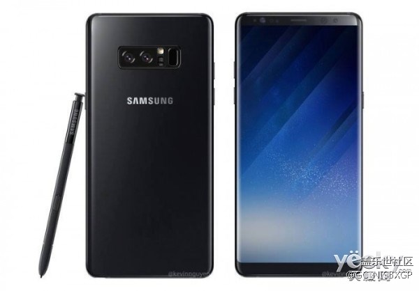 三星Note 8机身正面谍照再爆:配备Bixby按钮 三星Note 8机身正面谍照再爆:配备Bixby按钮
