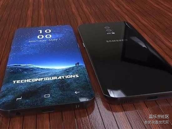 三星S9长这样 正面除了摄像头全是屏幕 三星S9长这样 正面除了摄像头全是屏幕