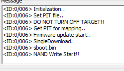 为什么我想刷回6.0的时候一直显示nand write start！！