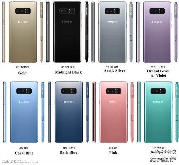 三星Note8获FCC认证 韩版搭自家旗舰芯 三星Note8获FCC认证 韩版搭自家旗舰芯