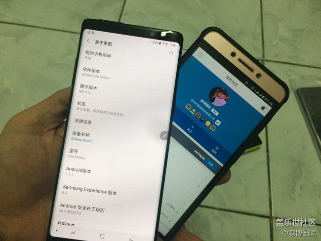 Note8 黑色 紫色 抢先体验 还是觉得黑色好看