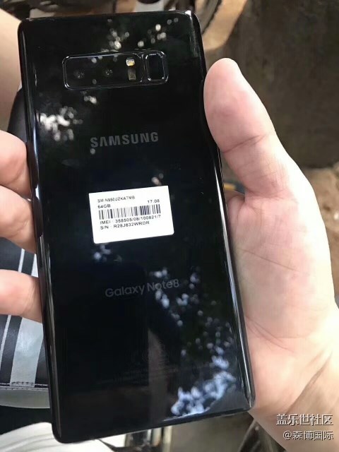 Note8 首选黑色