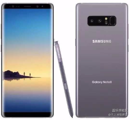 三星Note8兰花灰高清图曝光,女生喜欢这配色吗? 三星Note8兰花灰高清图曝光,女生喜欢这配色吗?