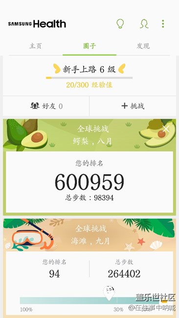 三星健康全球挑战你们参与了没？