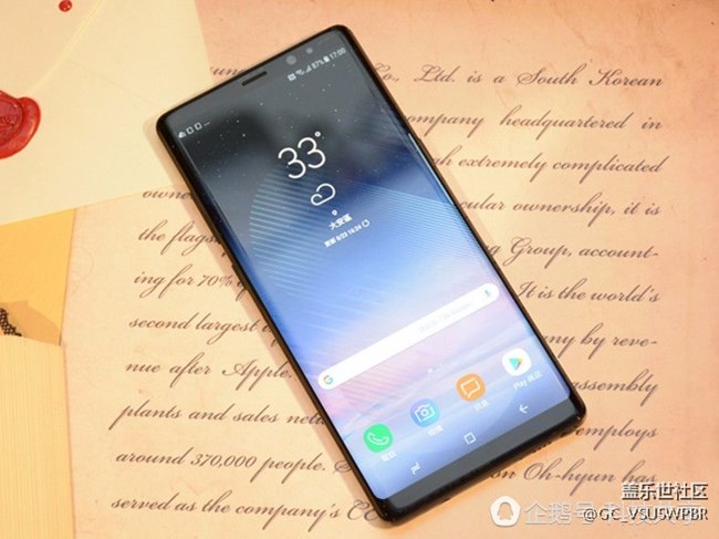 三星Galaxy Note 8迎来首波更新，可录制4K 60fps的视频