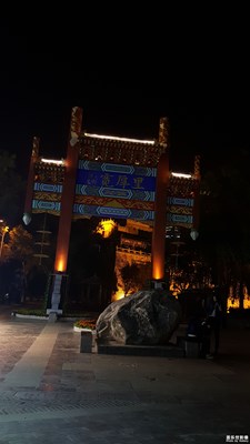 泉城济南，宽厚里夜色