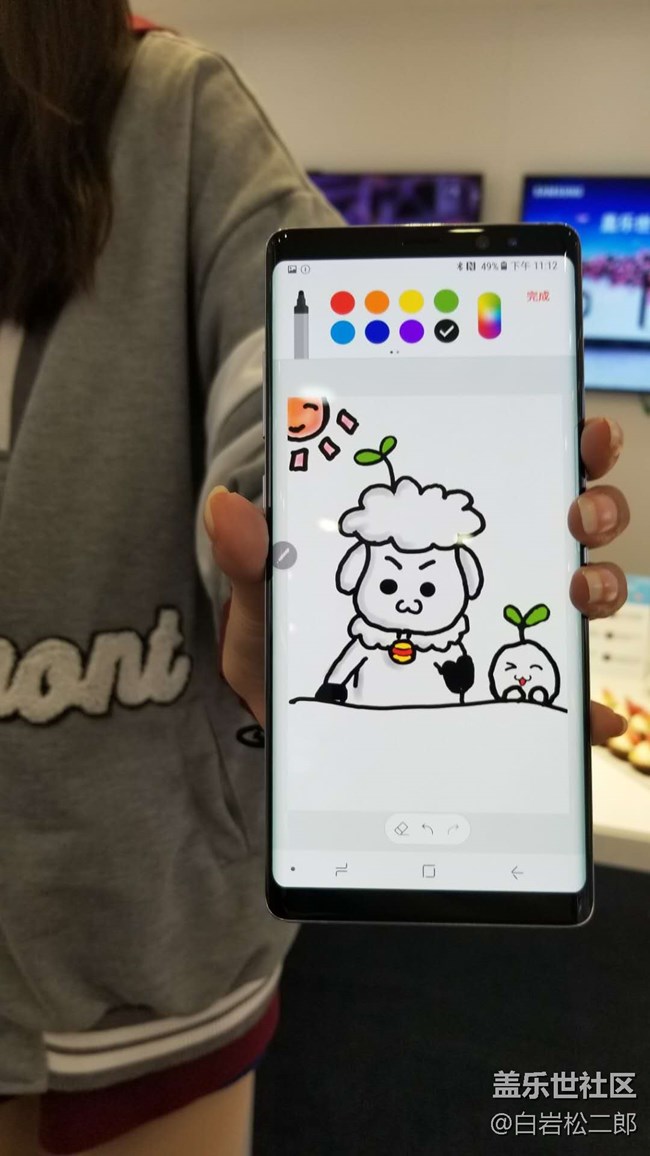 【note8北京品鉴会】功能很强大，蛋糕很好吃，小姐姐很好看~