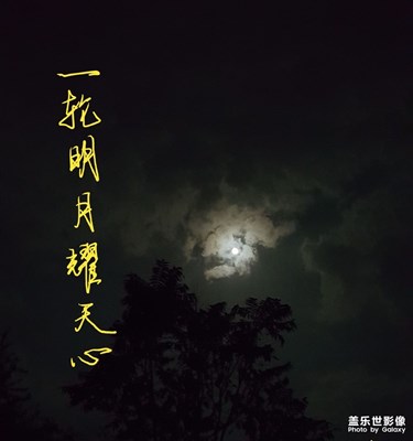 夜拍月亮