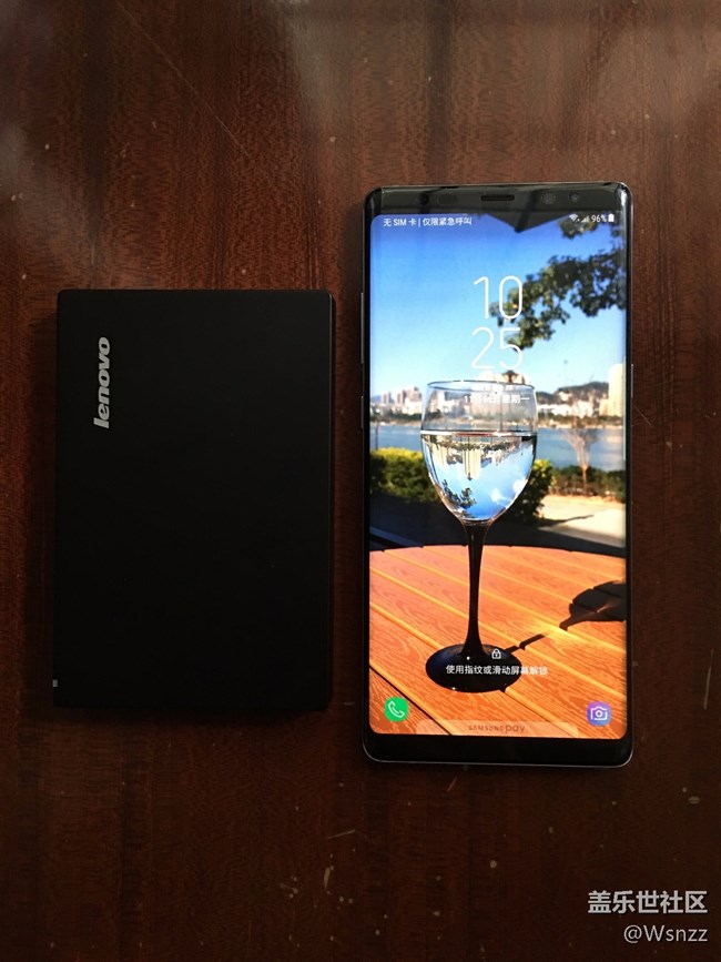 NOTE8 OTG 带动1T移动硬盘无压力