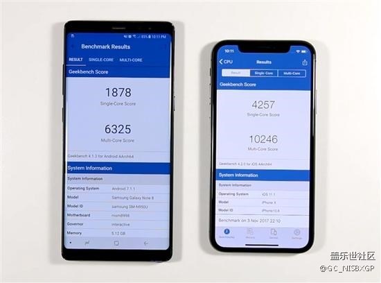 应用流畅度测试：三星Note8对比iPhone X！