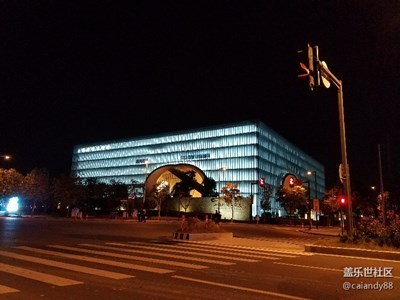 夜幕下的保利大剧院