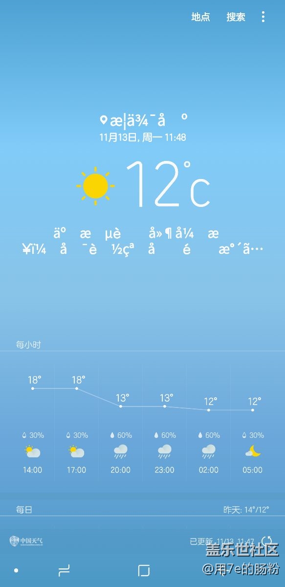 求助~天气错乱了