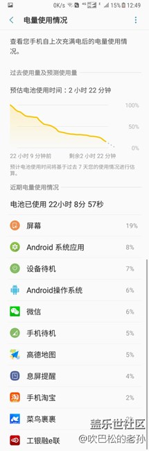 晒下日常使用的电量图