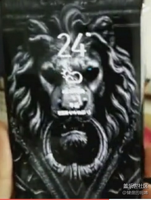 这个狮头门环壁纸有谁见过，从哪里下载？？