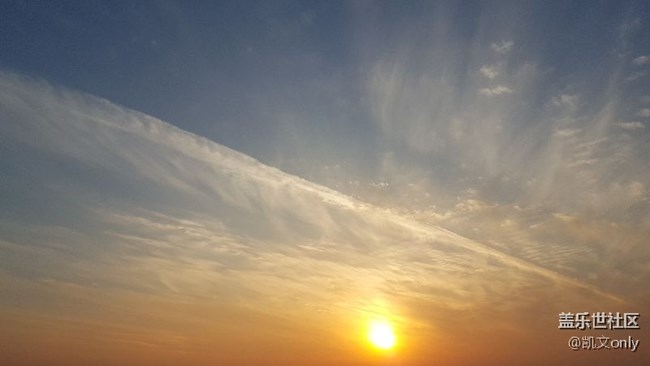 我的note5拍的夕阳，嘻嘻
