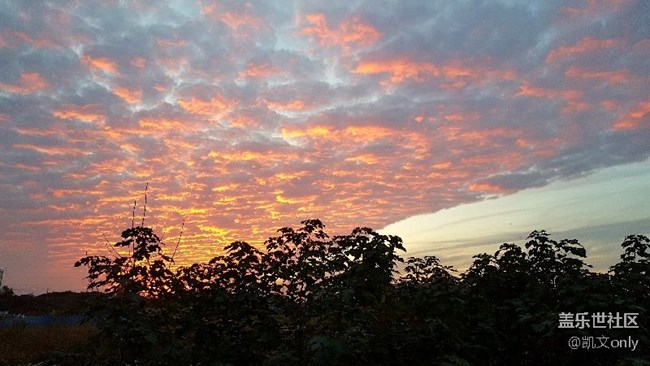 我的note5拍的夕阳，嘻嘻