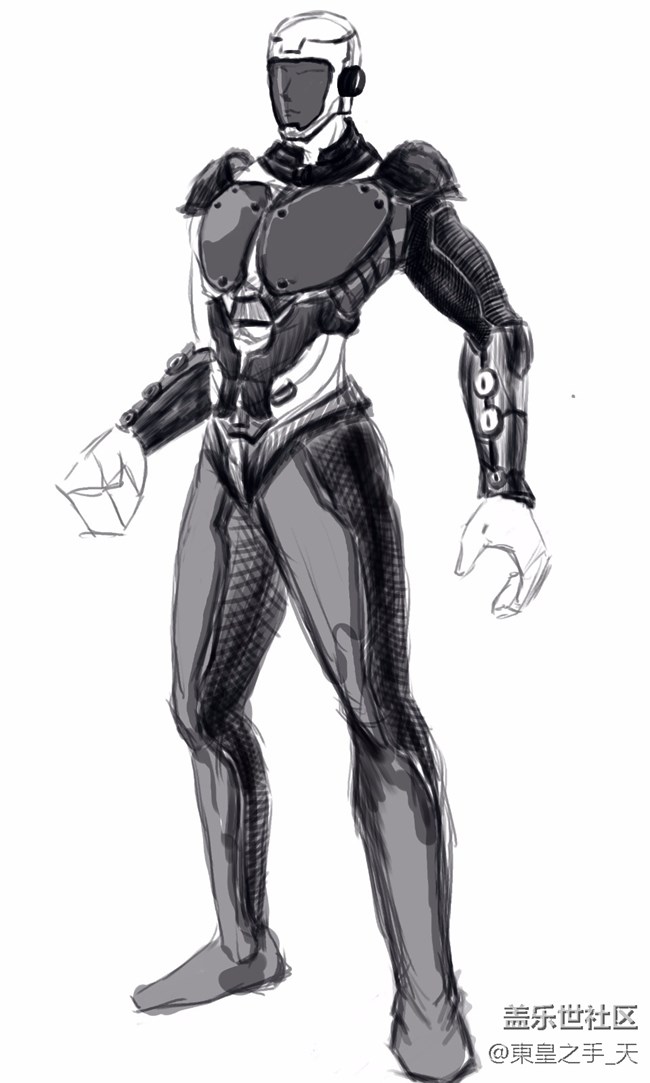 note8 手机绘画 未来战士(2)  视频