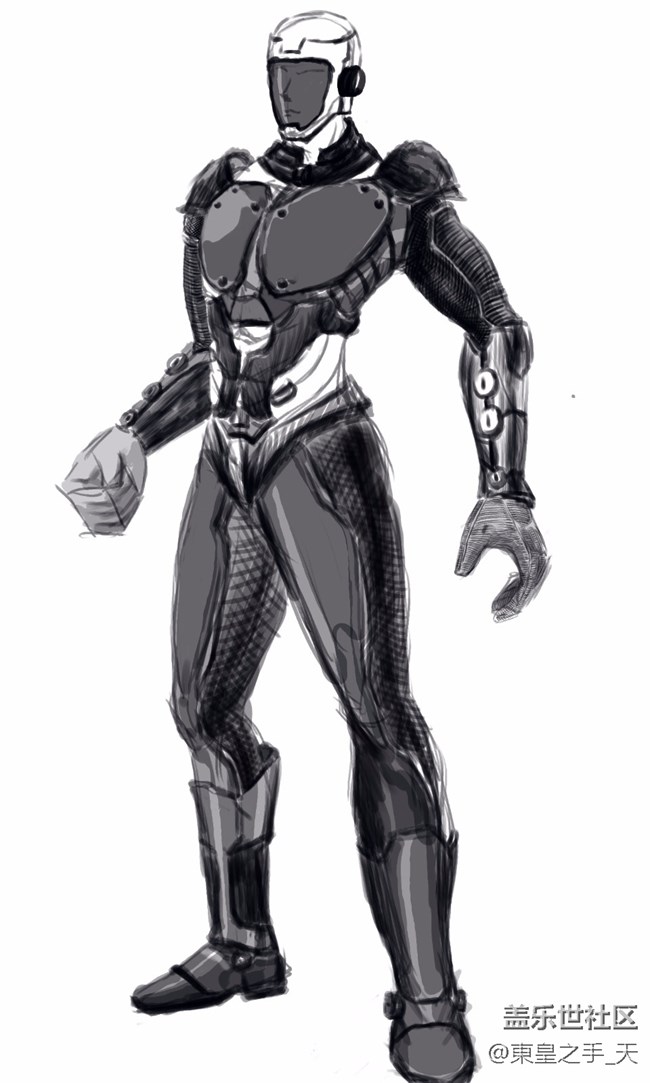 note8 手机绘画 未来战士(2)  视频