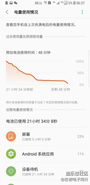 s8 8.0第二版双清后 耗电情况