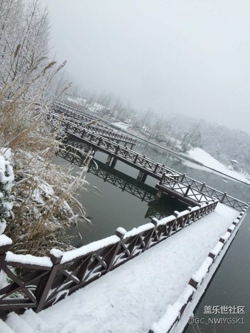 三星S8拍照，东城雪景