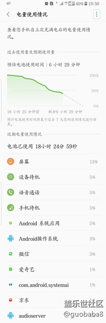 看我的S8电量！大家说咋样啊？