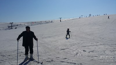 化雪前最后一次划雪