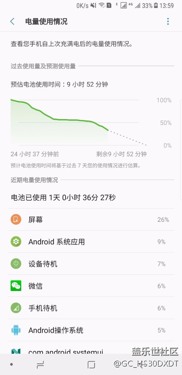 晒一下续航